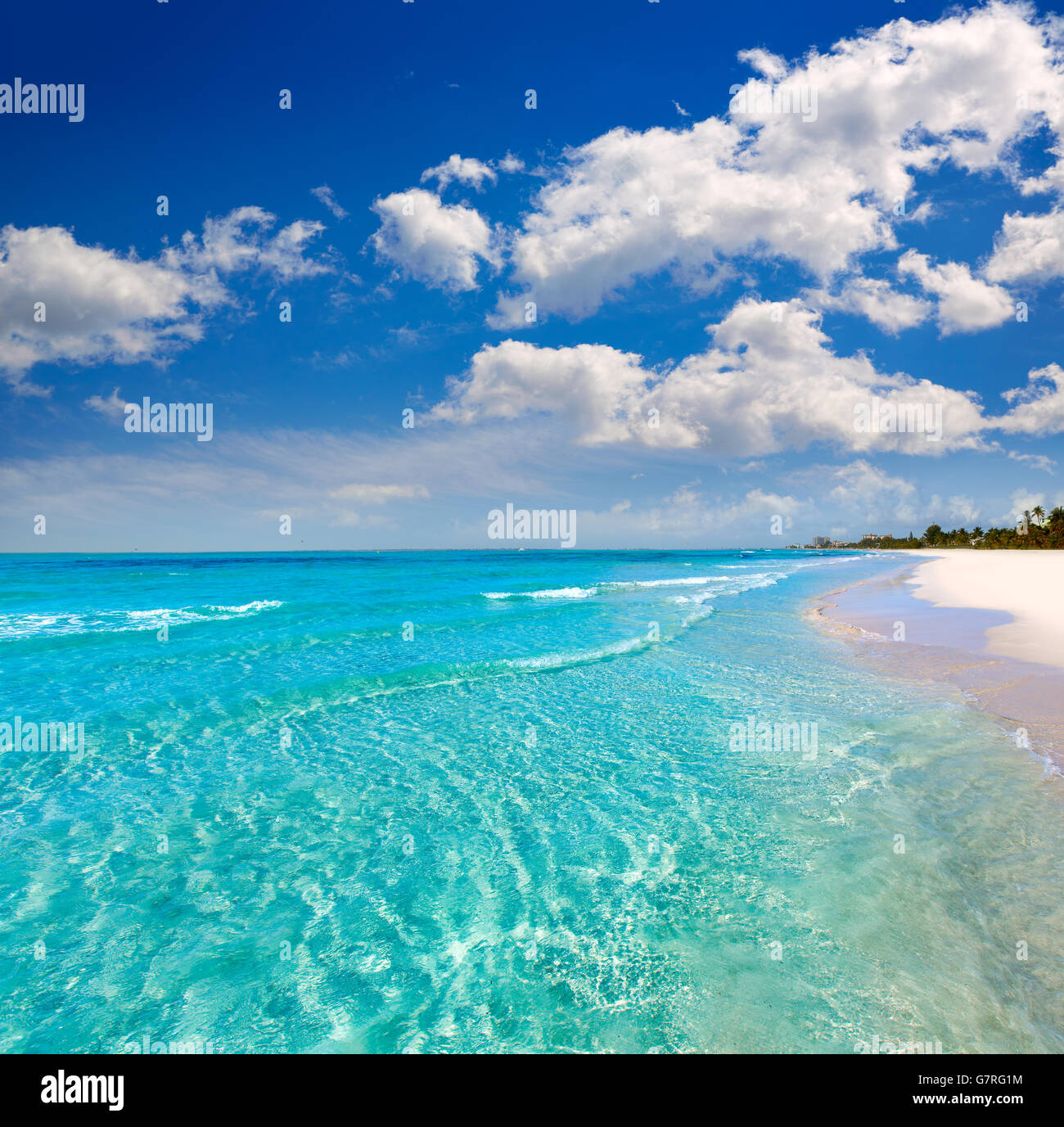 Floride Fort Myers Beach eau claire dans USA Banque D'Images