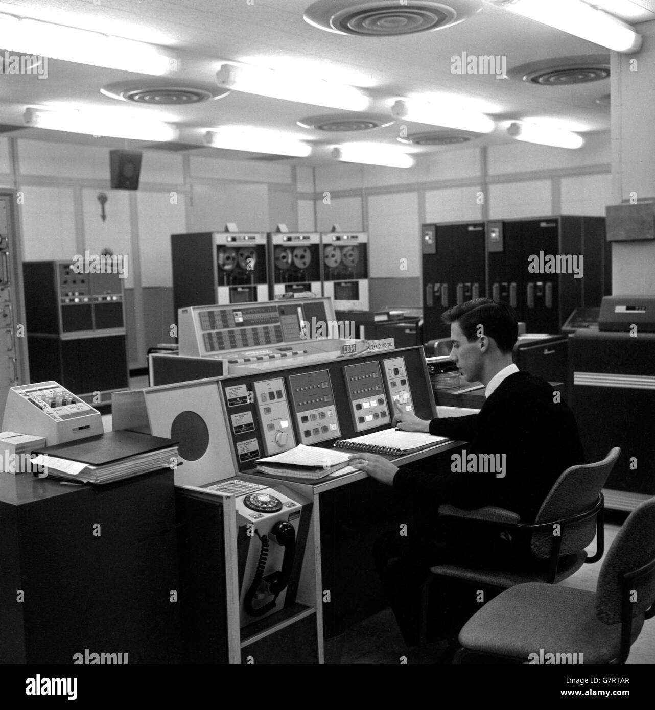 Militaires - Ballistic Missile Early Warning System Station - RAF - Fylingdales Moors, Yorskhire Nord Banque D'Images