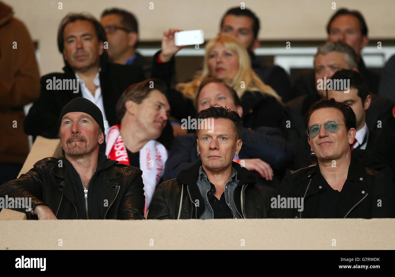 Football - Ligue des Champions - tour de 16 - deuxième manche - AS Monaco v Arsenal - Stade Louis II Banque D'Images