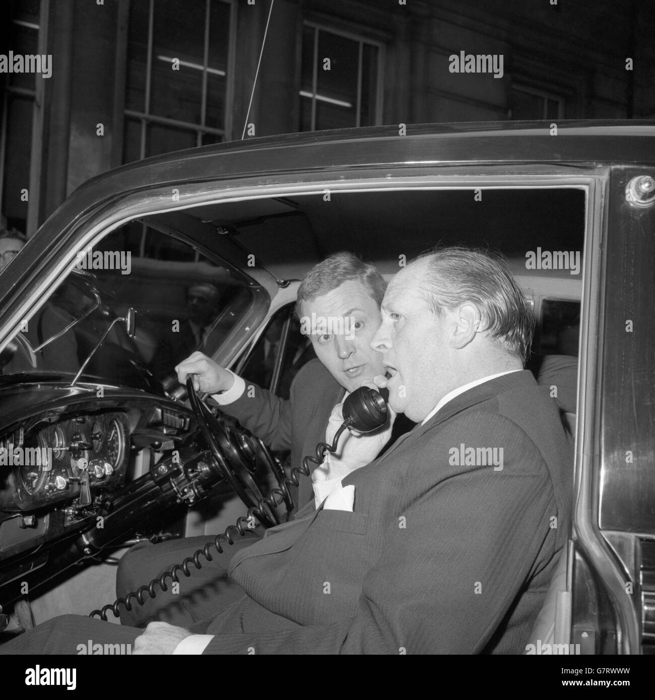 Médias - Richard Dimbleby - Location de radiophone - Siège GPO - Londres Banque D'Images