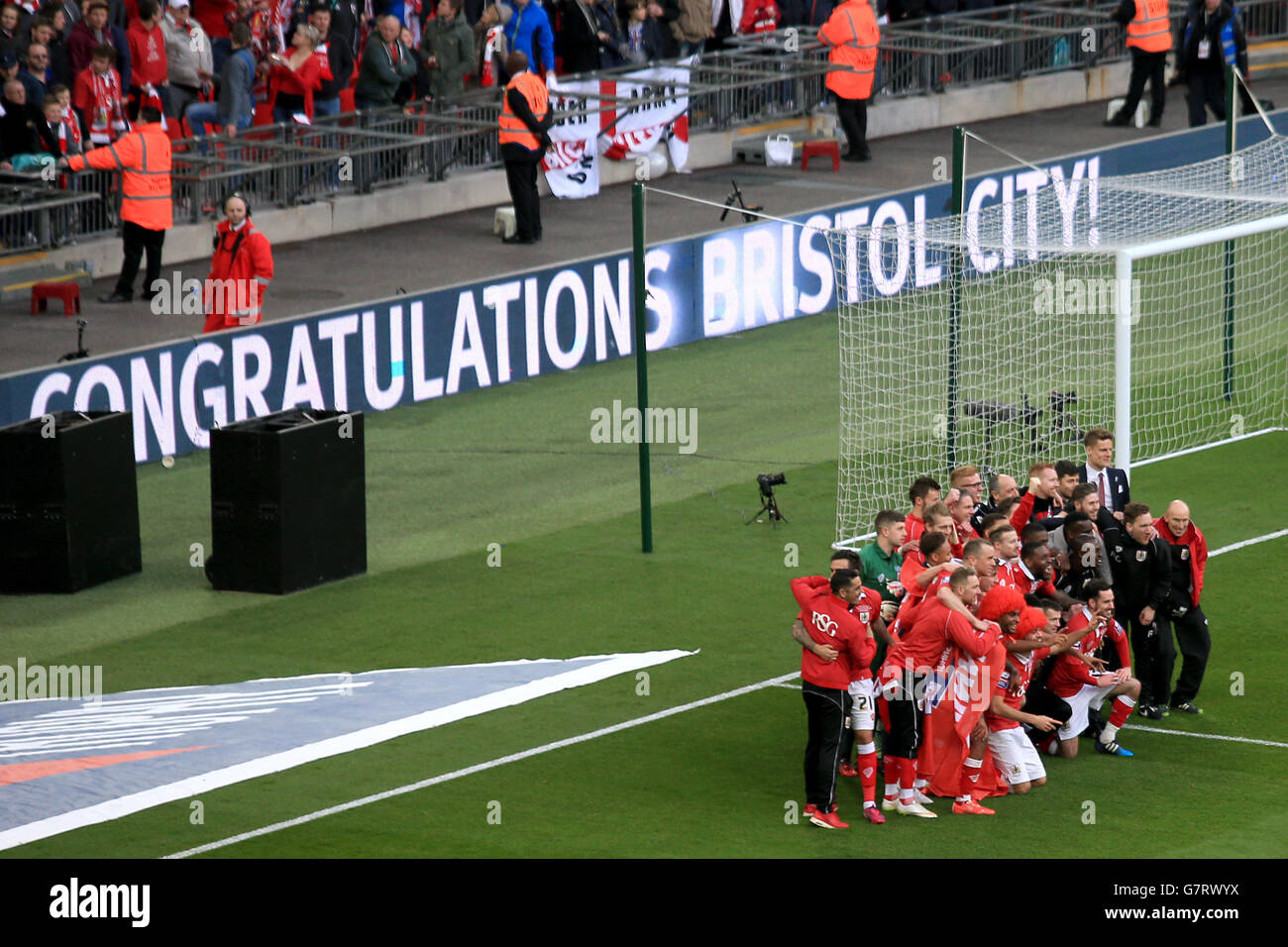 Soccer - le Trophée de peinture de Johnstone - Final - Bristol City v Walsall - Stade de Wembley Banque D'Images