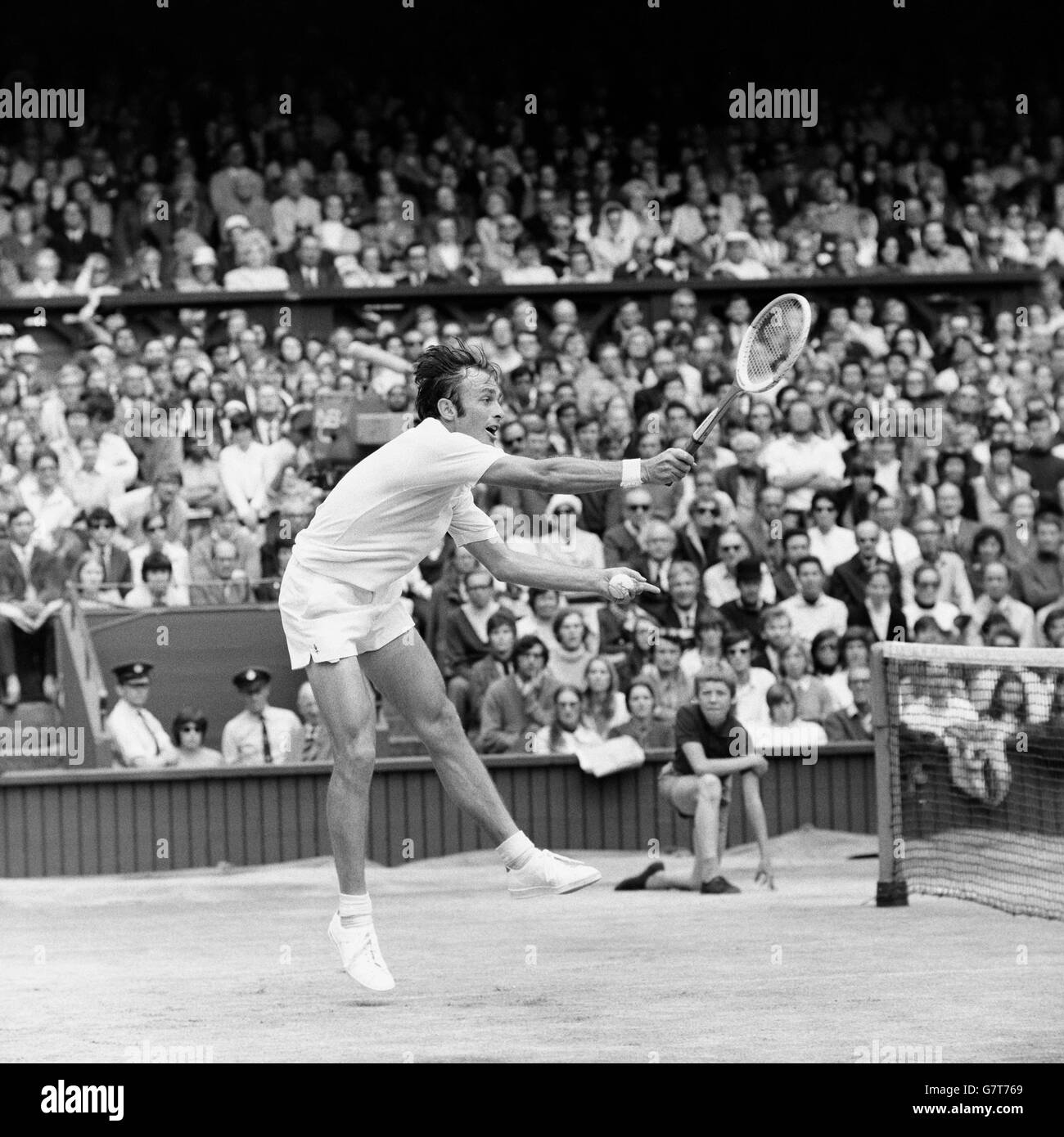 Tennis - Wimbledon - masculin - Final - John Newcombe v Ken Rosewall Banque D'Images