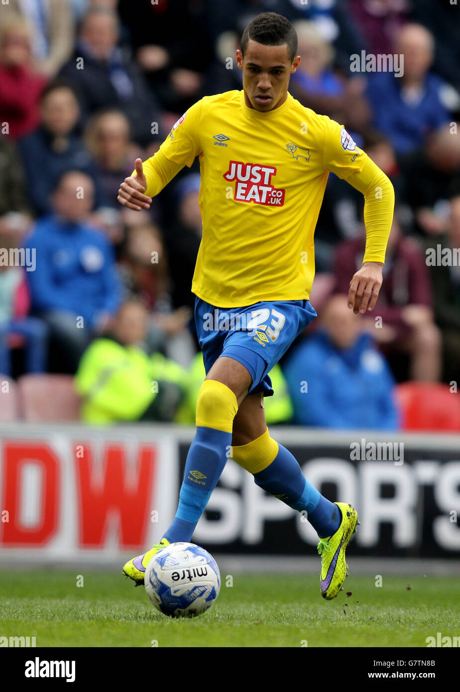 Soccer - Championnat Skybet - Wigan Athletic v Derby County - DW Stadium Banque D'Images