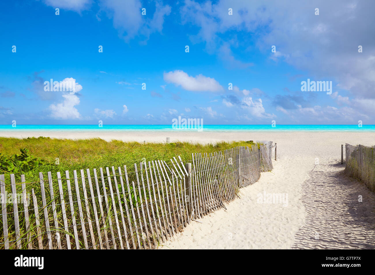 Miami South Beach en Floride USA entrée Banque D'Images Miami South Beach en Floride USA entrée Banque D'Images