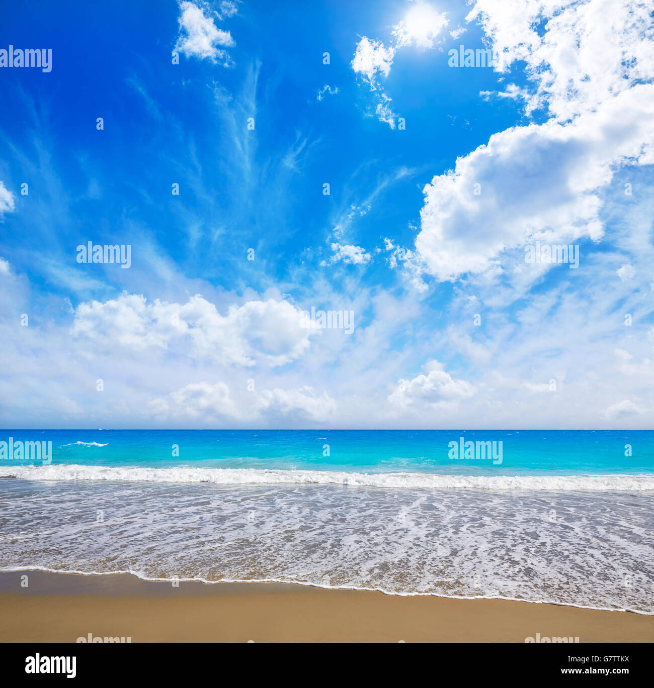 Plage de Palm Beach en Floride USA côte Banque D'Images Plage de Palm Beach en Floride USA côte Banque D'Images