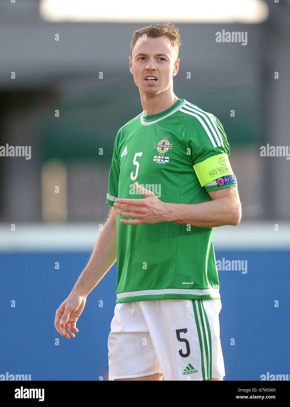 Football - UEFA Euro 2016 - Qualifications - Groupe F - L'Irlande du Nord / Finlande - Windsor Park Banque D'Images