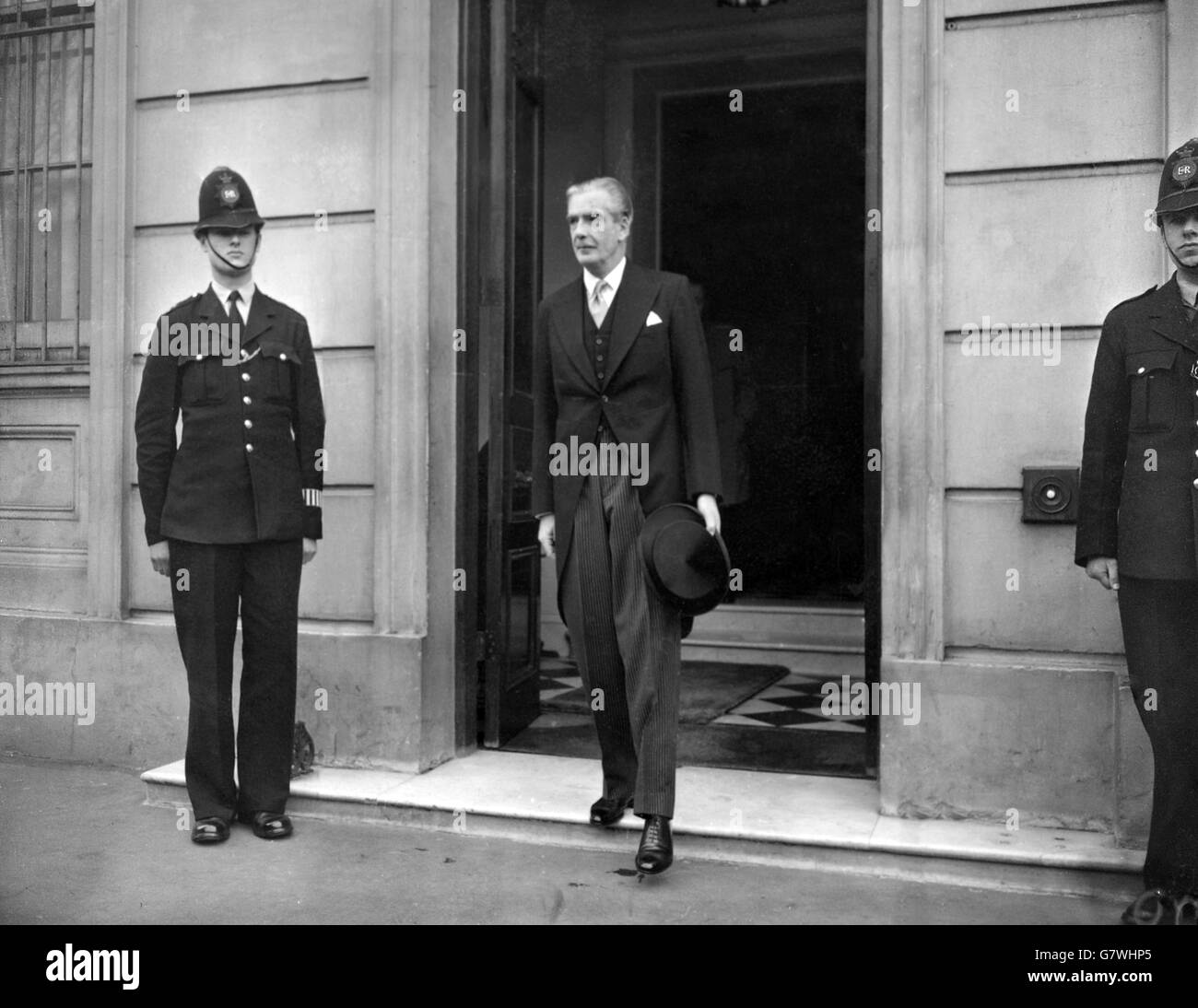 Politique - Ministre des affaires étrangères, Sir Anthony Eden - Carlton Gardens, Londres Banque D'Images