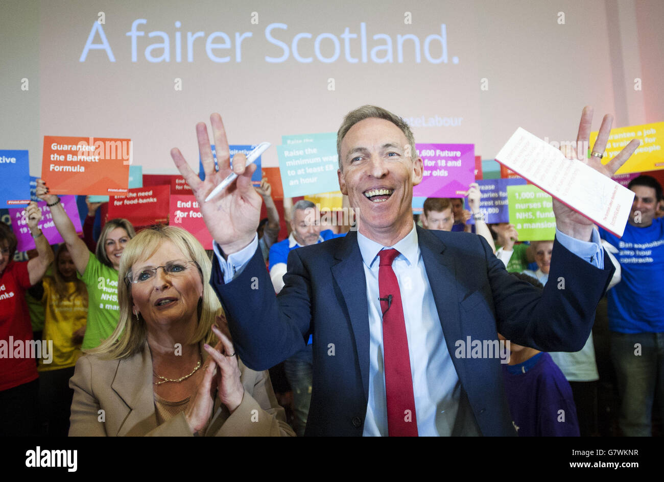 Élection générale 2015 - campagne 17 Avril Banque D'Images