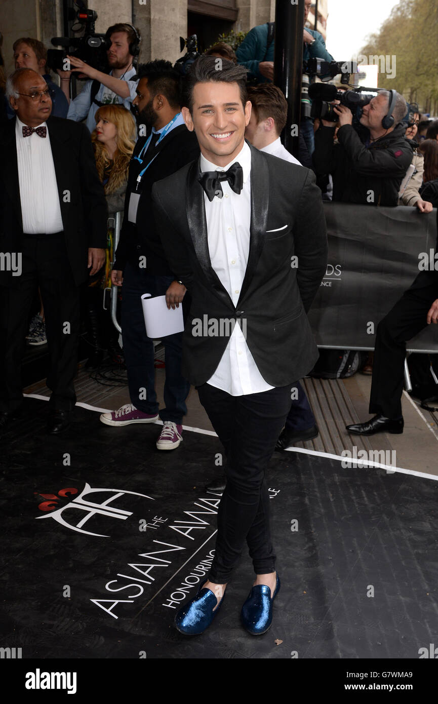 Ollie Locke assiste aux British Asian Awards 2015 au Grosvenor House Hotel, Londres. APPUYEZ SUR ASSOCIATION photo. Date de la photo: Vendredi 17 avril 2015. Le crédit photo devrait se lire comme suit : Doug Peters/PA Wire Banque D'Images