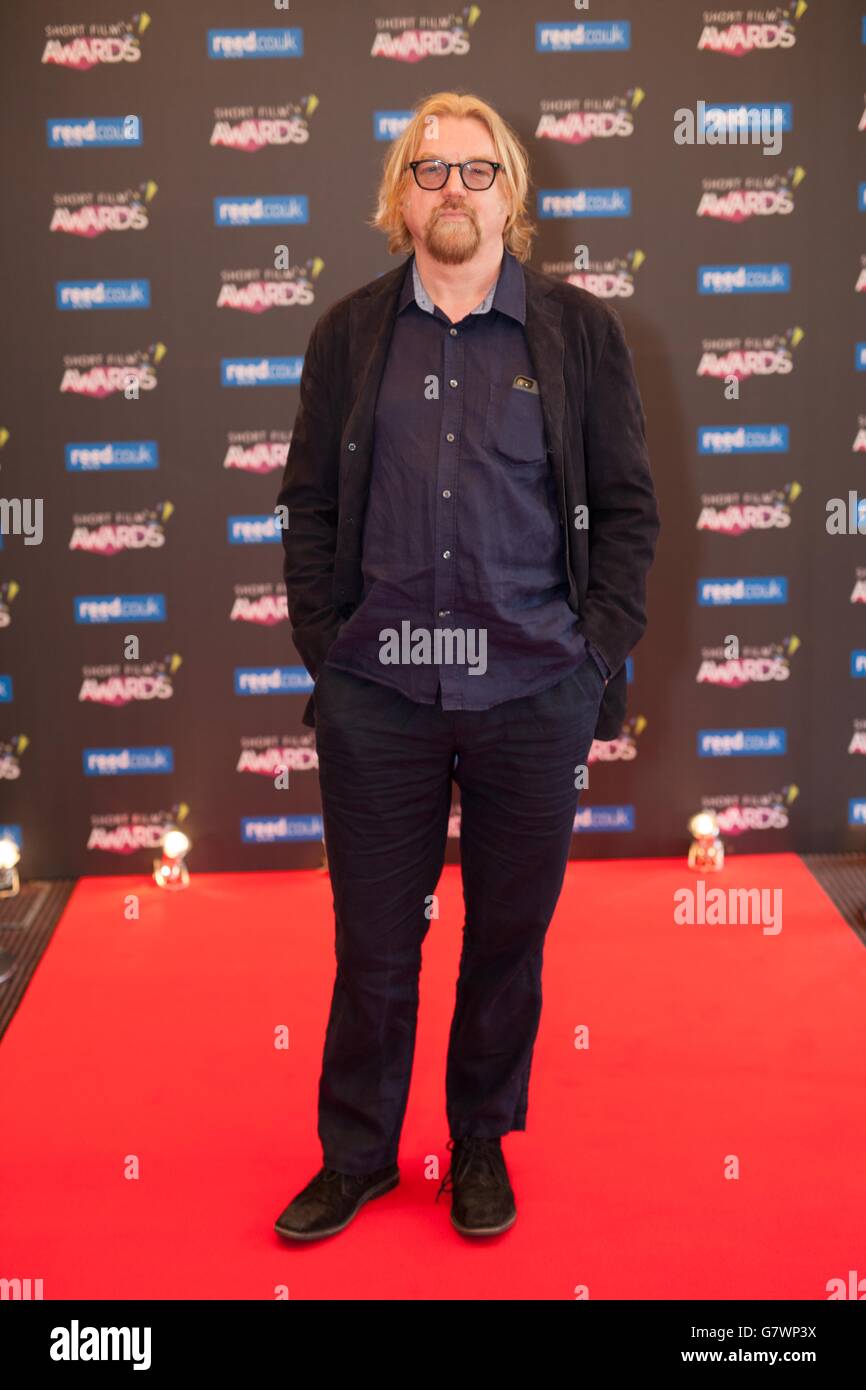 Allan Cubitt, rédacteur de la série BBC l'automne arrive aux Short film Awards reed.co.uk à la BAFTA à Piccadilly, Londres. Banque D'Images