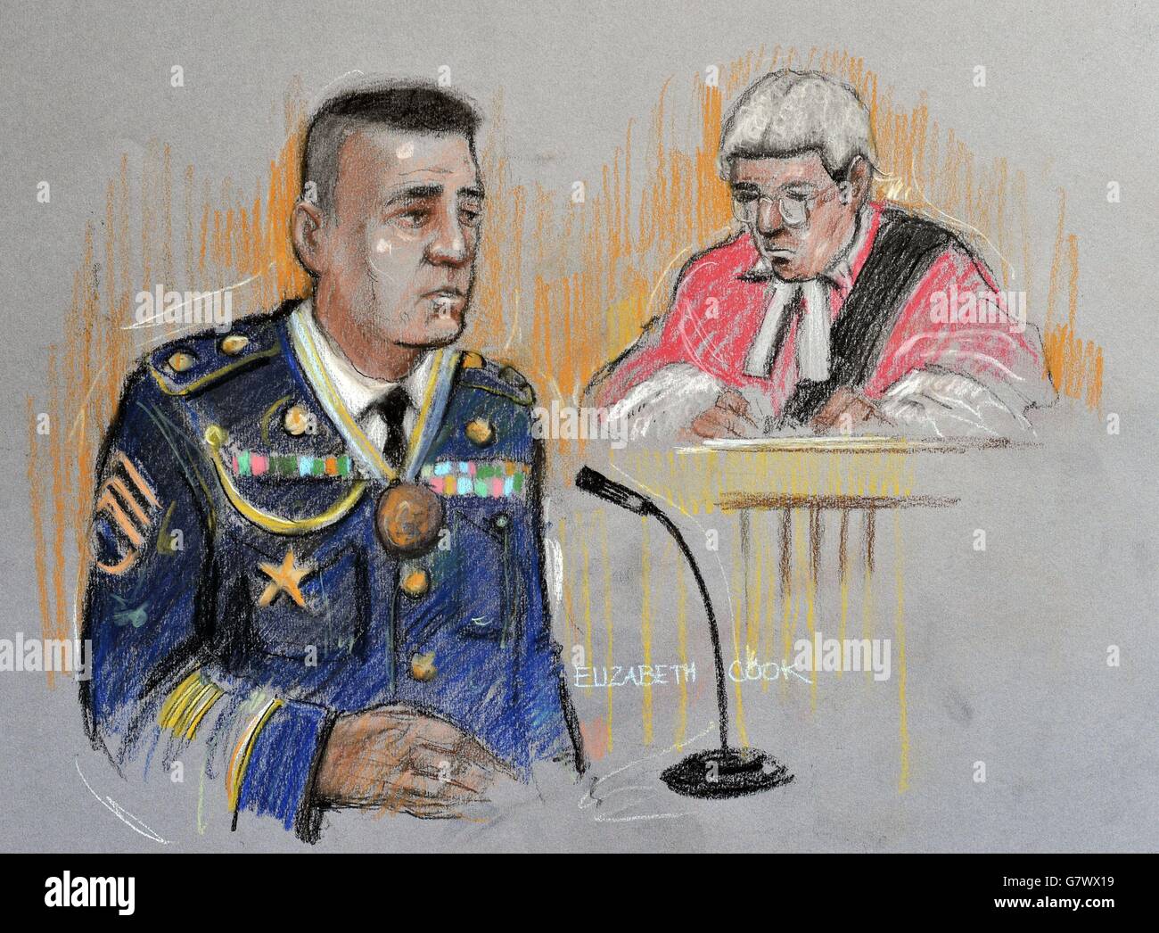 Affaire judiciaire Sardar Anis Banque D'Images