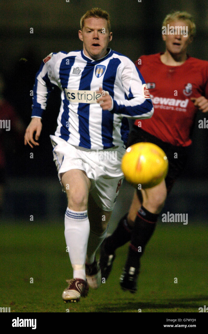 Football - Coca-Cola football League One - Colchester United / Bournemouth - Layer Road. Gareth Williams, Colchester United Banque D'Images