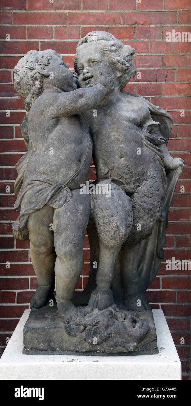 Amour et haine Jan Pieter van Bauscheit 1669-1728.Rijksmuseum Amsterdam. Banque D'Images