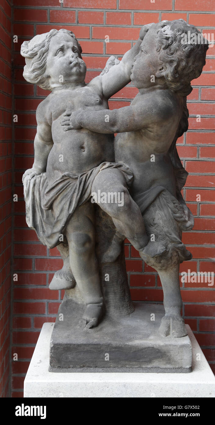 Amour et haine Jan Pieter van Bauscheit 1669-1728.Rijksmuseum Amsterdam. Banque D'Images