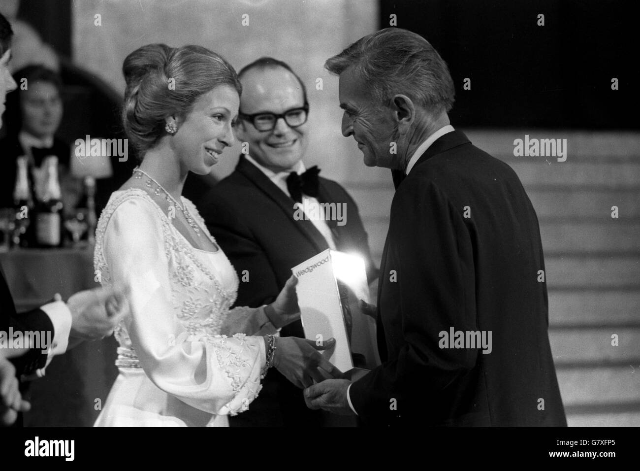 Bourse - Film - La princesse Anne et David Lean - Londres Banque D'Images