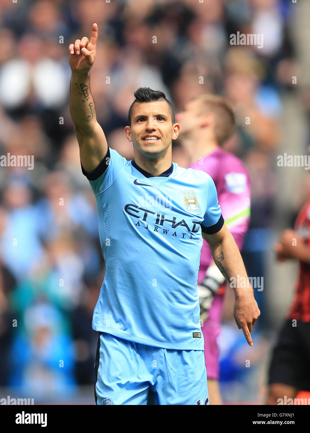 Soccer - Barclays Premier League - Manchester City v Queens Park Rangers - Etihad Stadium Banque D'Images