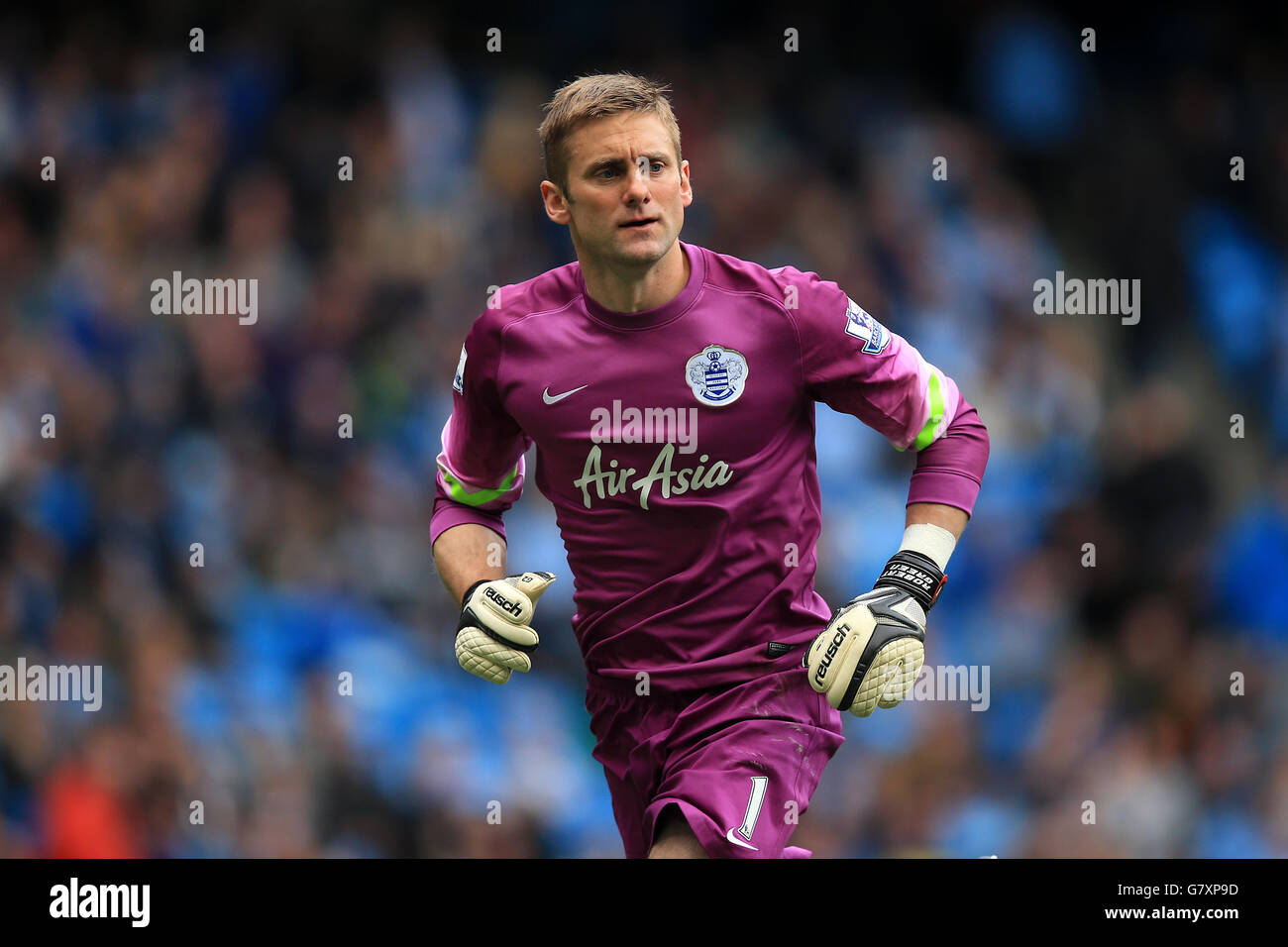 Football - Barclays Premier League - Manchester City / Queens Park Rangers - Etihad Stadium. Robert Green, gardien de but des Rangers du parc Queens Banque D'Images