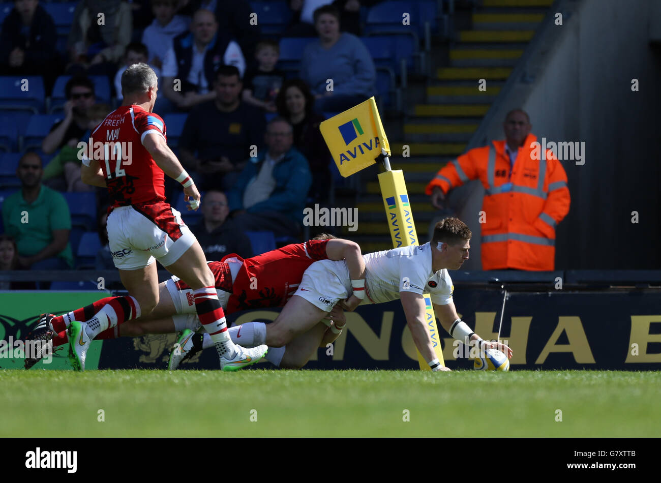 Rugby Union - Aviva Premiership - London Welsh v Saracans - Kassam Stadium Banque D'Images