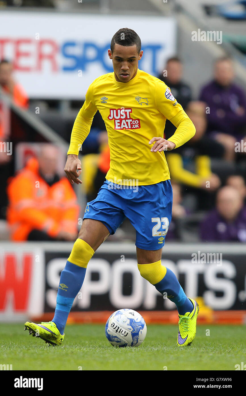Soccer - Championnat Skybet - Wigan Athletic v Derby County - DW Stadium Banque D'Images
