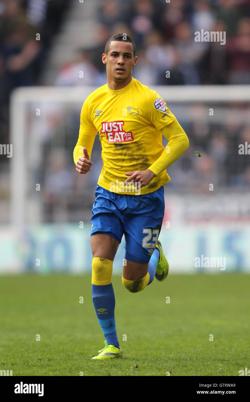 Soccer - Championnat Skybet - Wigan Athletic v Derby County - DW Stadium Banque D'Images