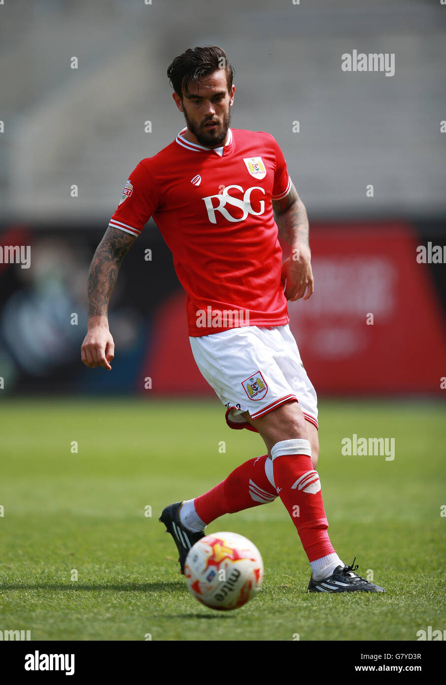 Pack Marlon de Bristol City pendant le match de la Sky Bet League One à Ashton Gate, Bristol. Banque D'Images