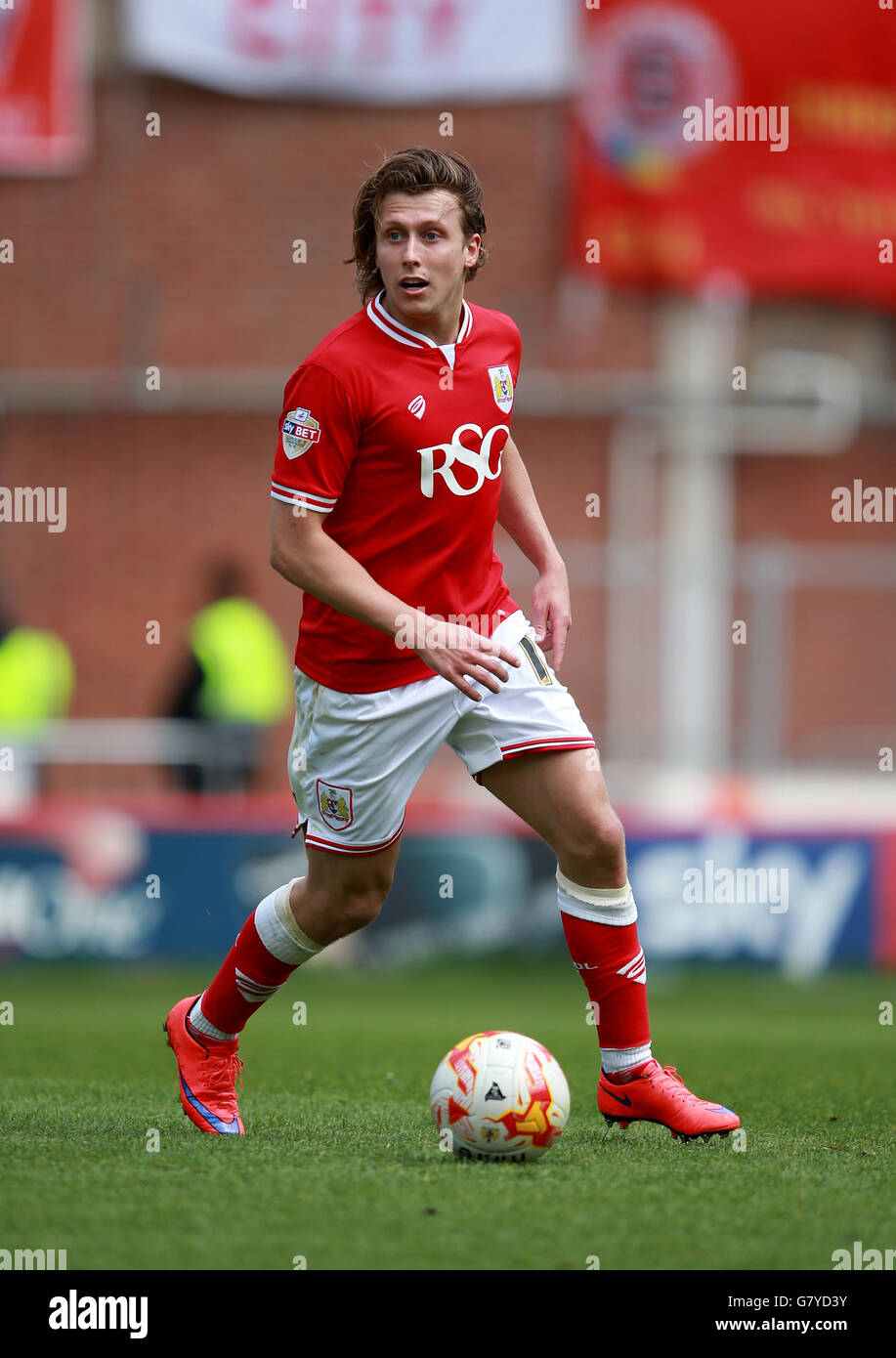 Luke Freeman de Bristol City pendant le match de la Sky Bet League One à Ashton Gate, Bristol. Banque D'Images