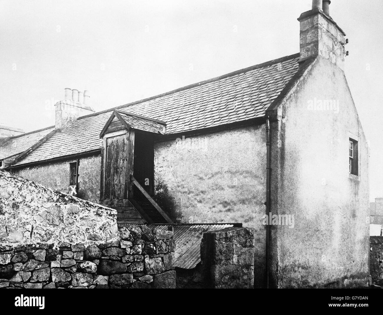 Politique - La maison d'enfance de Ramsay MacDonald - Lossiemouth, Moray Banque D'Images