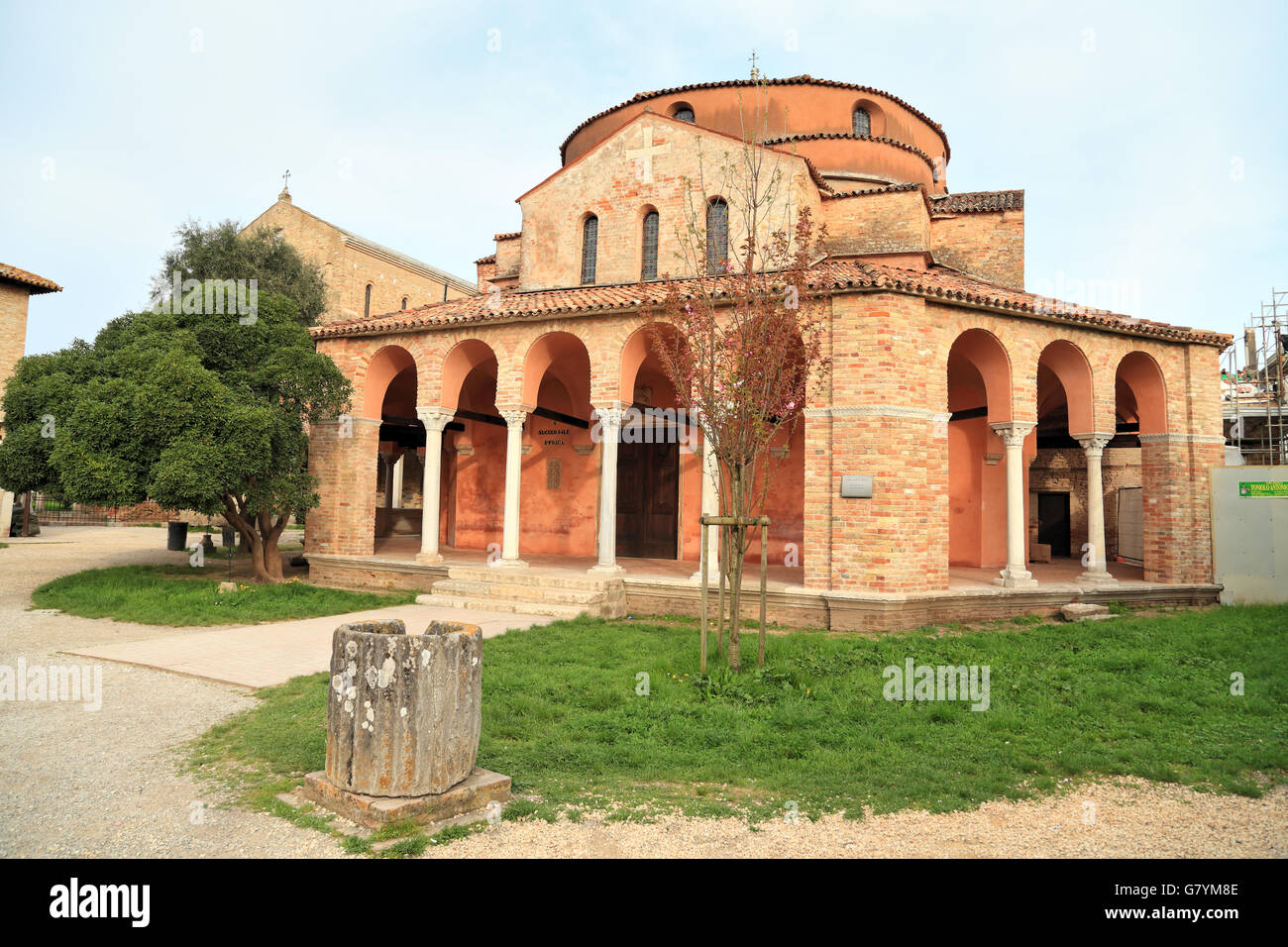 Torcello, l'église de Santa Fosca, Chiesa di Santa Fosca Banque D'Images
