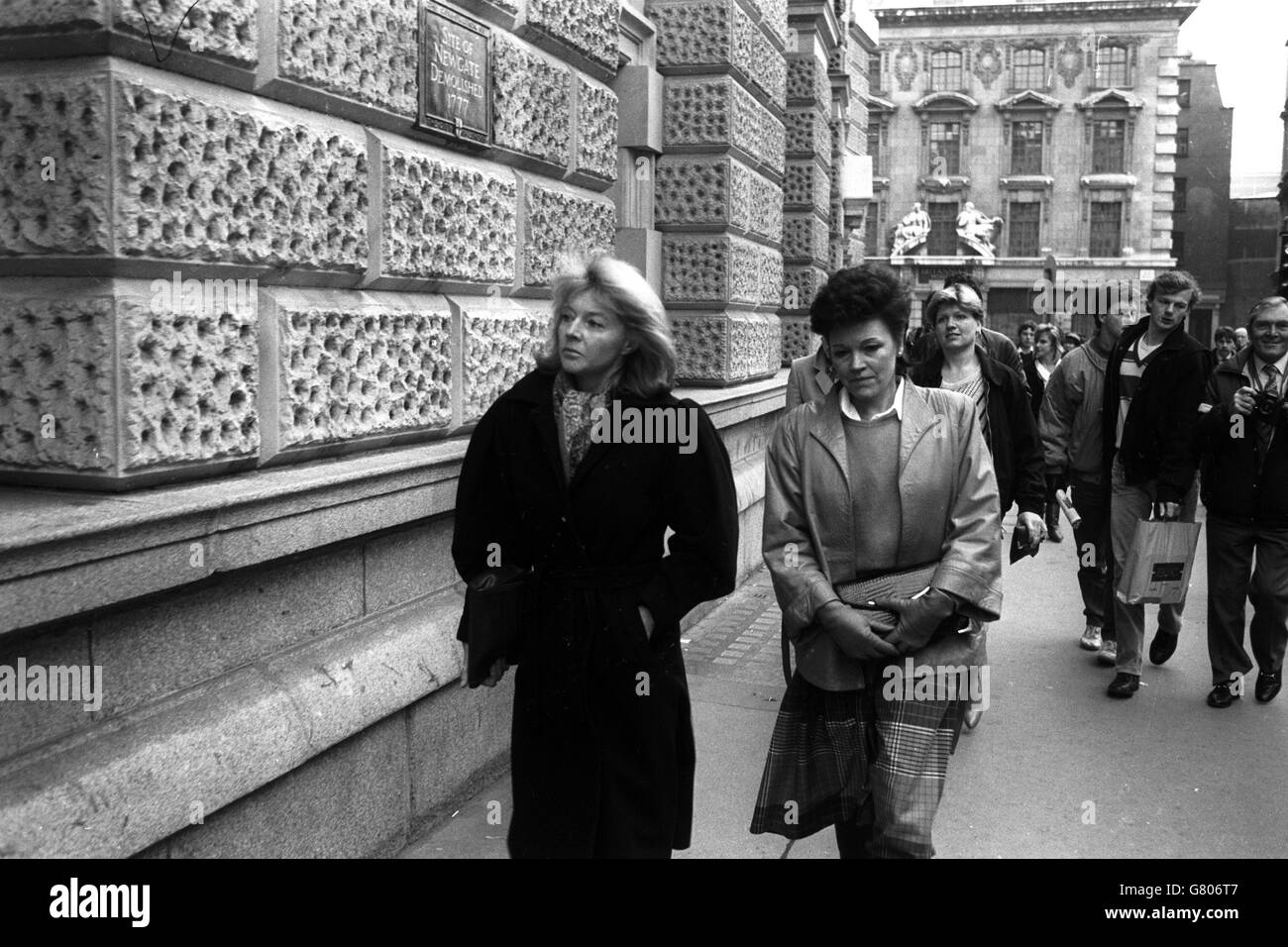 La criminalité - Procès pour meurtre John Fordham - Old Bailey, London Banque D'Images