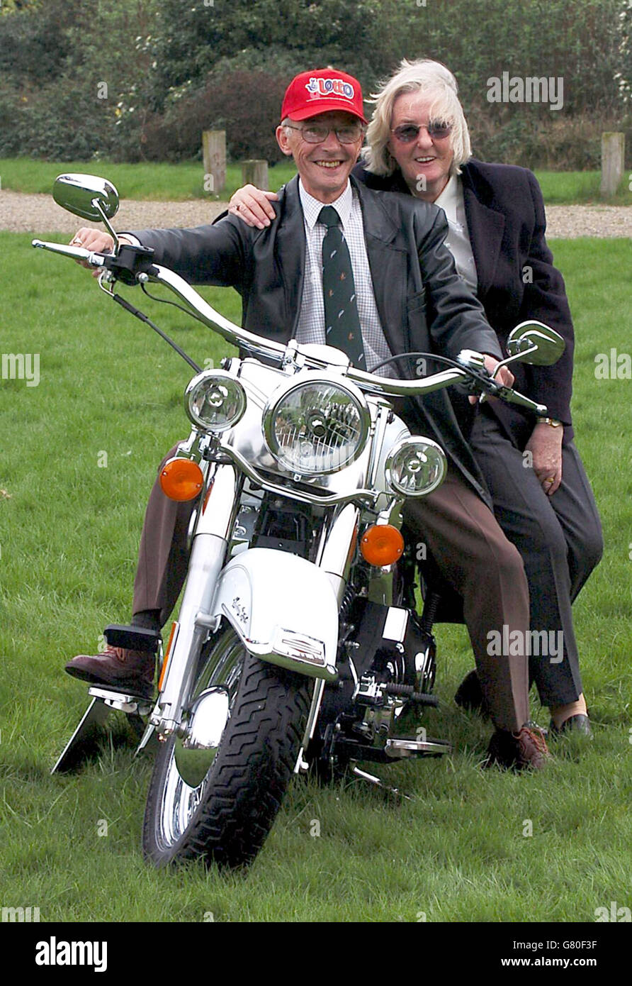 Diane Downing National Lottery gagne. 4 millions sur la Loterie nationale. Banque D'Images