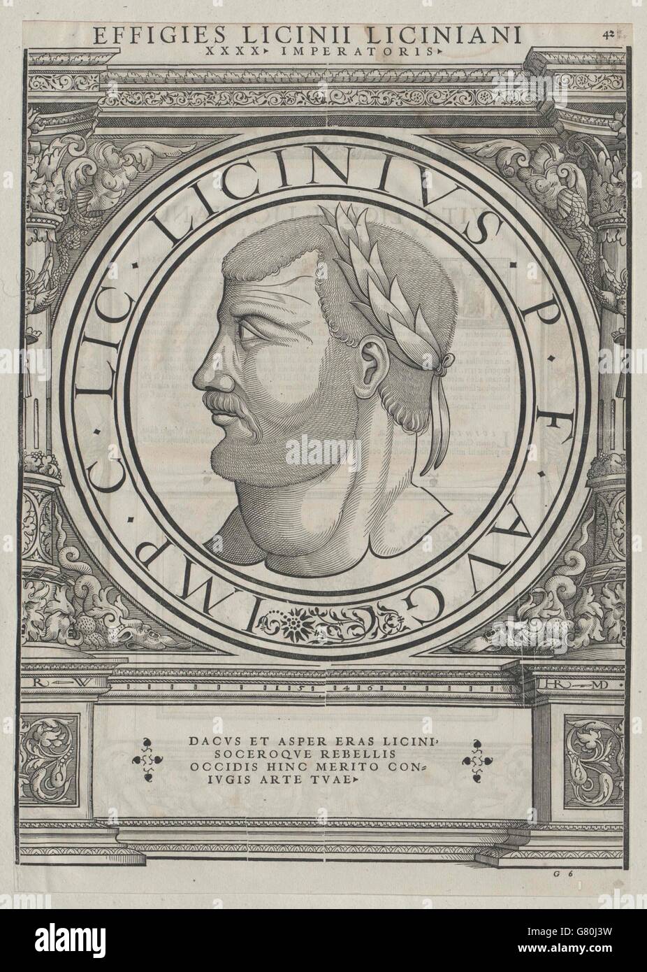 Licinius, Römischer Kaiser Banque D'Images