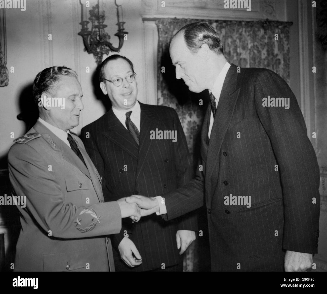 Politique - Le Président Le Maréchal Tito - Londres Banque D'Images