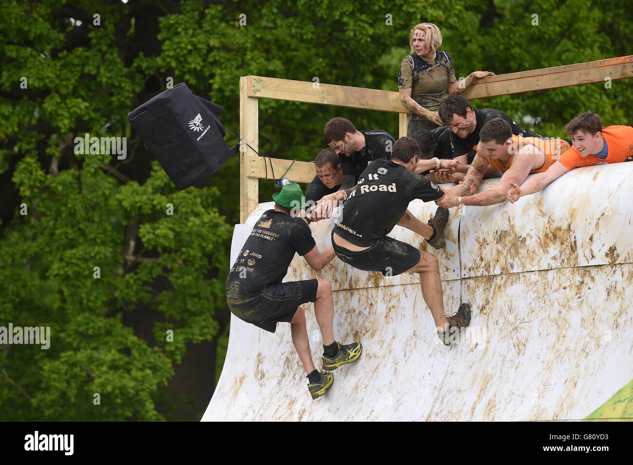 Tough Mudder Midlands Banque D'Images