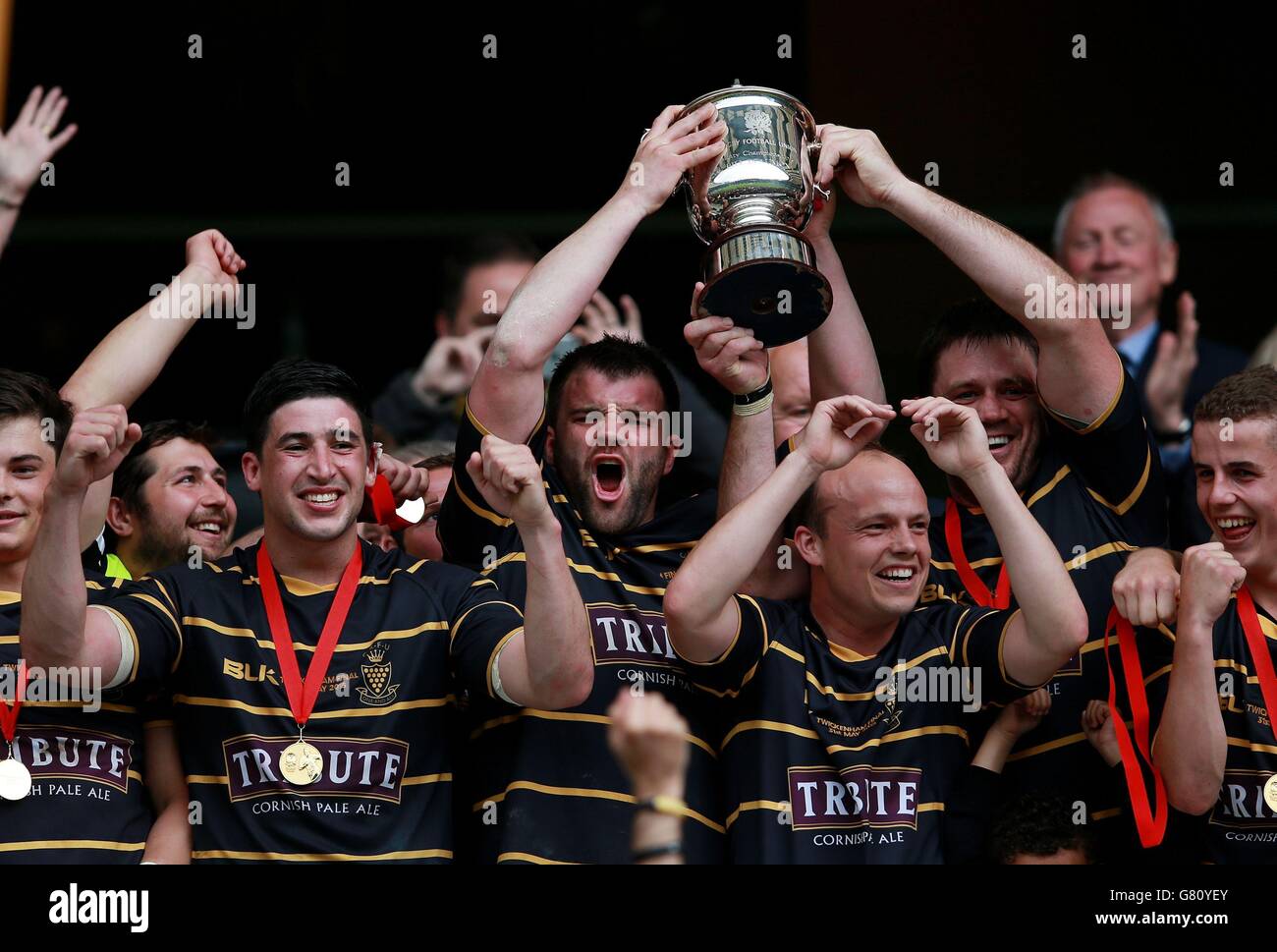 Rugby Union - Bill Beaumont - Finale de la Coupe du Lancashire v Cornwall - Twickenham Banque D'Images