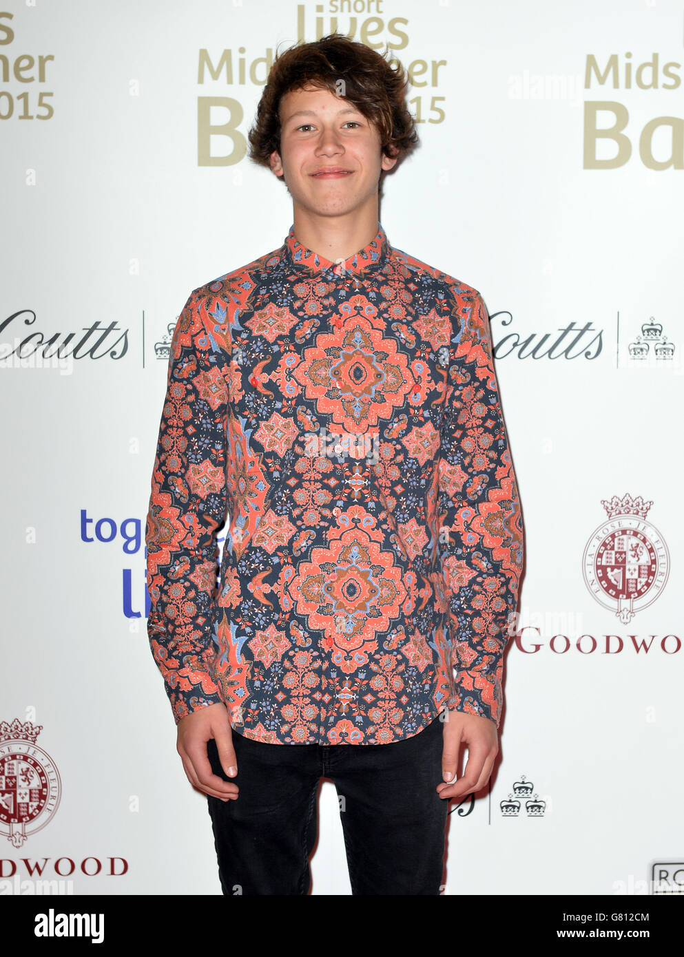 Isaac Waddington assistant au bal du milieu de l'été pour ensemble pour de courtes vies à Sixty One Whitehall, Londres.APPUYEZ SUR ASSOCIATION photo.Date de la photo: Mercredi 3 juin 2015.Le crédit photo devrait se lire: Hannah McKay/PA Wire Banque D'Images