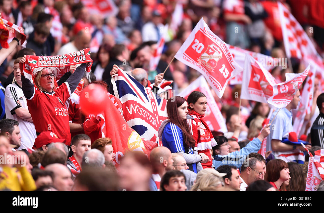 Football - Ligue 1 - Sky Bet - Play Off Final - Preston North End v Swindon Town - Stade de Wembley Banque D'Images