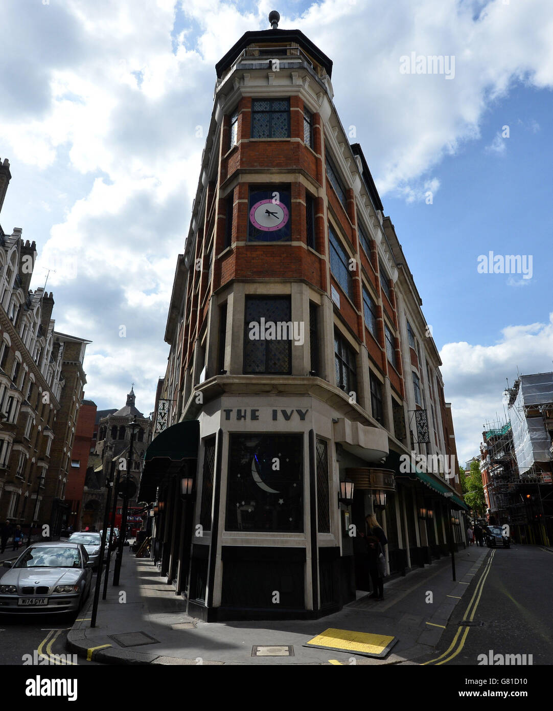 Célébrités Hangouts - Londres. Vue générale de 'l'Ivy' dans le centre de Londres. Banque D'Images