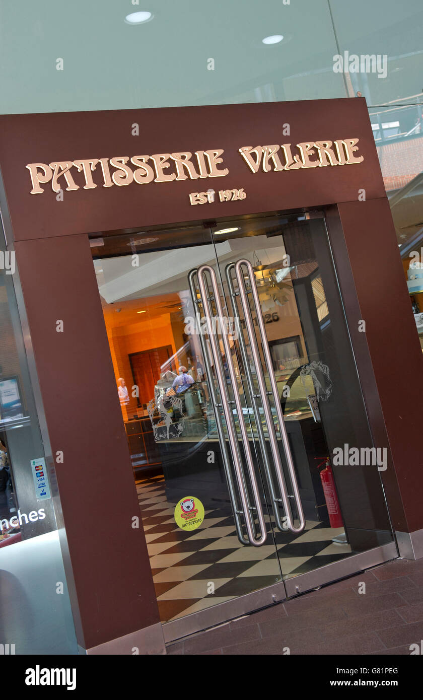 Patisserie Valerie, Cabot Circus, Bristol, UK Banque D'Images