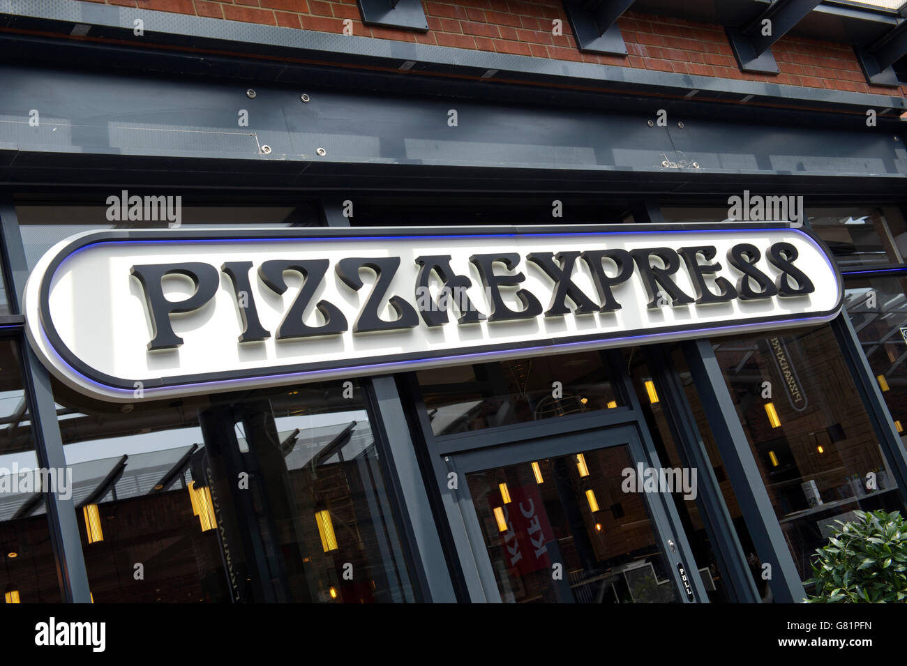 Cabot Circus, Pizzaexpress, Bristol, Royaume-Uni Banque D'Images