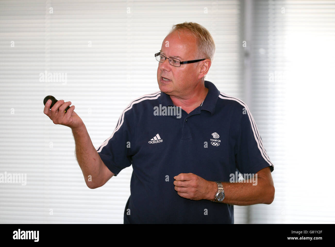 Mark England, Chef de Mission, BOA après une conférence de presse à BAE Systems, Londres. Banque D'Images