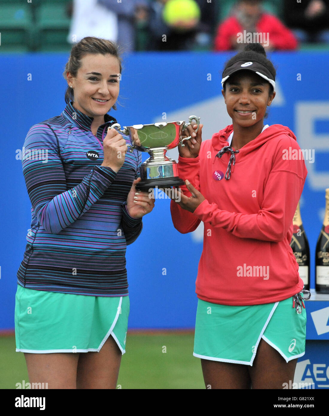 Tennis - Open d'Aegon 2015 Nottingham - Jour 7 - Centre de tennis de Nottingham Banque D'Images