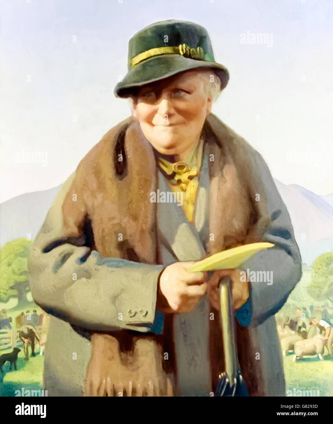 Beatrix Potter (1866-1943) Auteur et illustrateur anglais surtout connu pour les meilleures ventes classique pour enfants 'Le conte de Pierre Lapin'. Voir la description pour plus d'informations. Banque D'Images