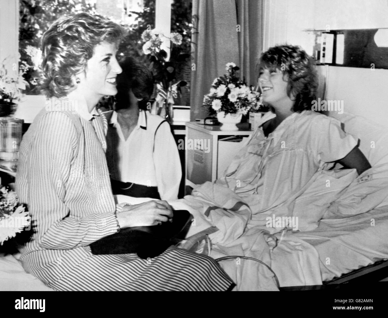 Catastrophes naturelles et accidents - British Airtours Boeing 737 - Fire - Anna Findlay - Wythenshawe Hospital, Manchester Banque D'Images