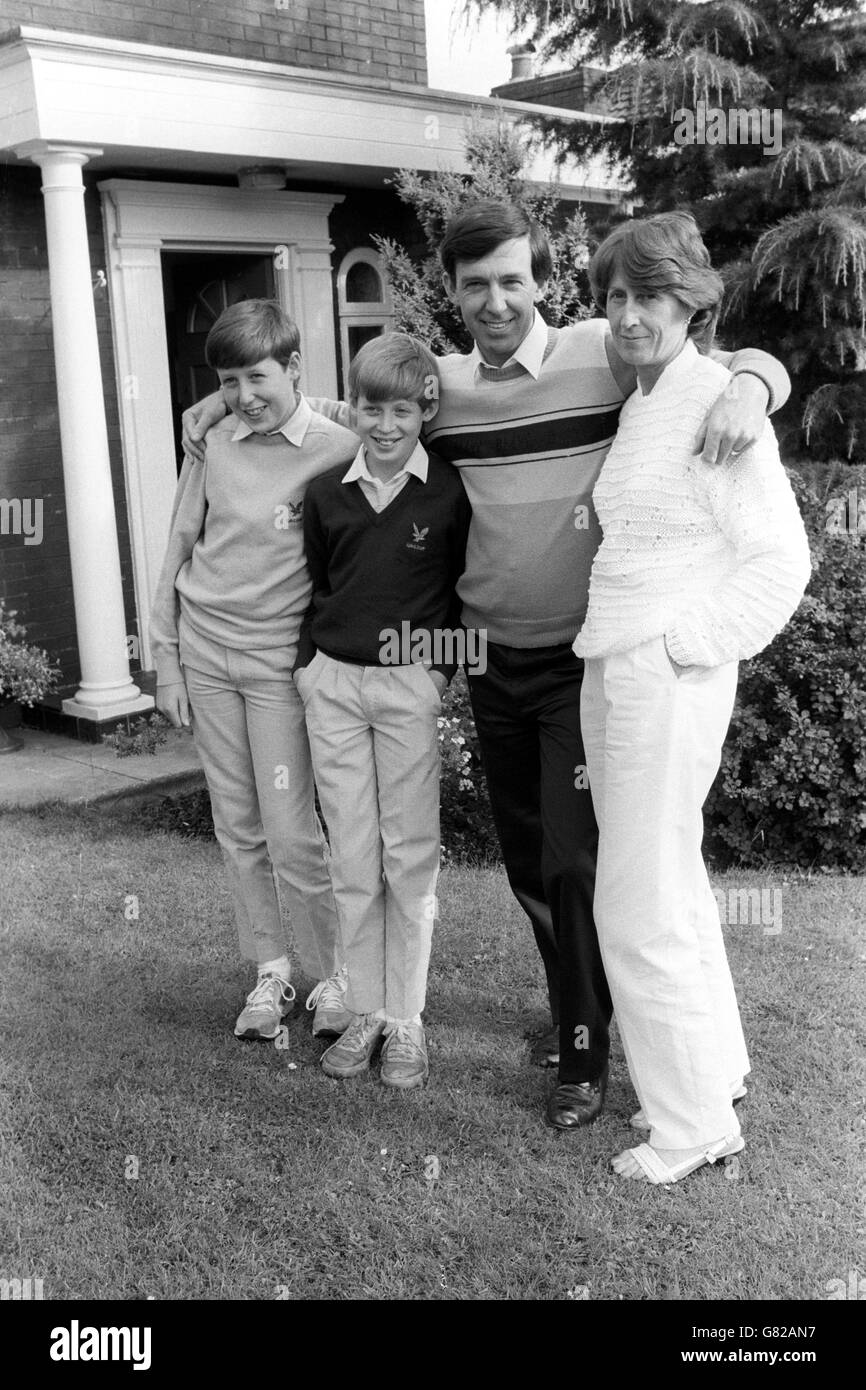 Catastrophes naturelles et accidents - British Airtours Boeing 737 - Fire survivants - David Ashworth Famille - Bury, Manchester Banque D'Images