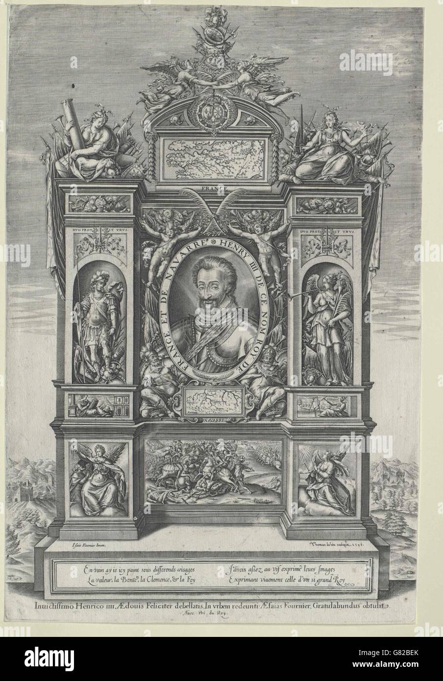 Heinrich IV., König von Frankreich Banque D'Images