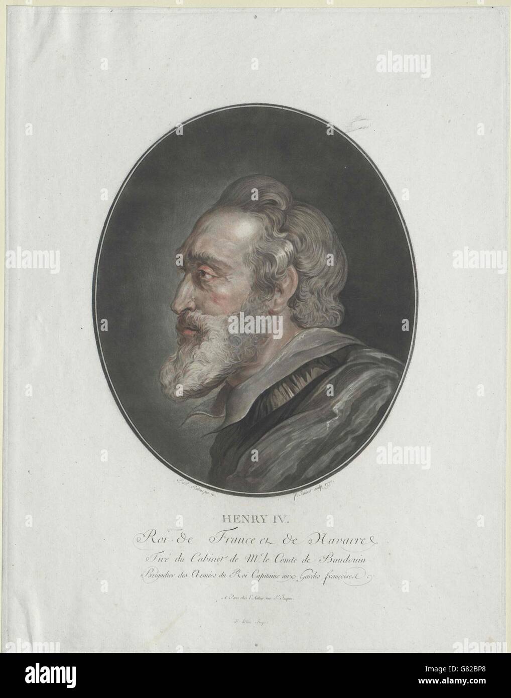 Heinrich IV., König von Frankreich Banque D'Images