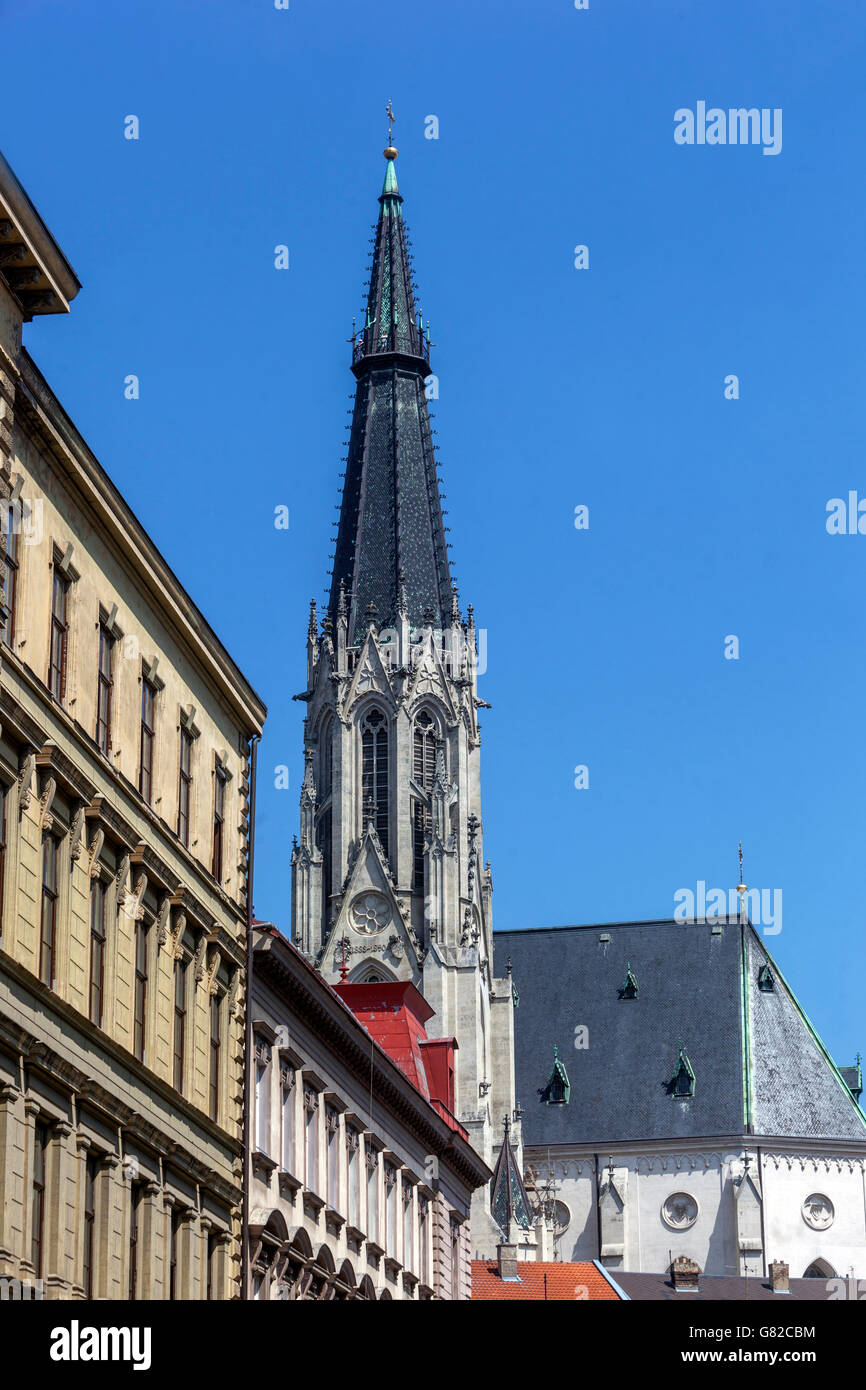 Cathédrale de Saint Venceslas, région d'Olomouc Hana, Moravie du Sud, République Tchèque, Europe Banque D'Images