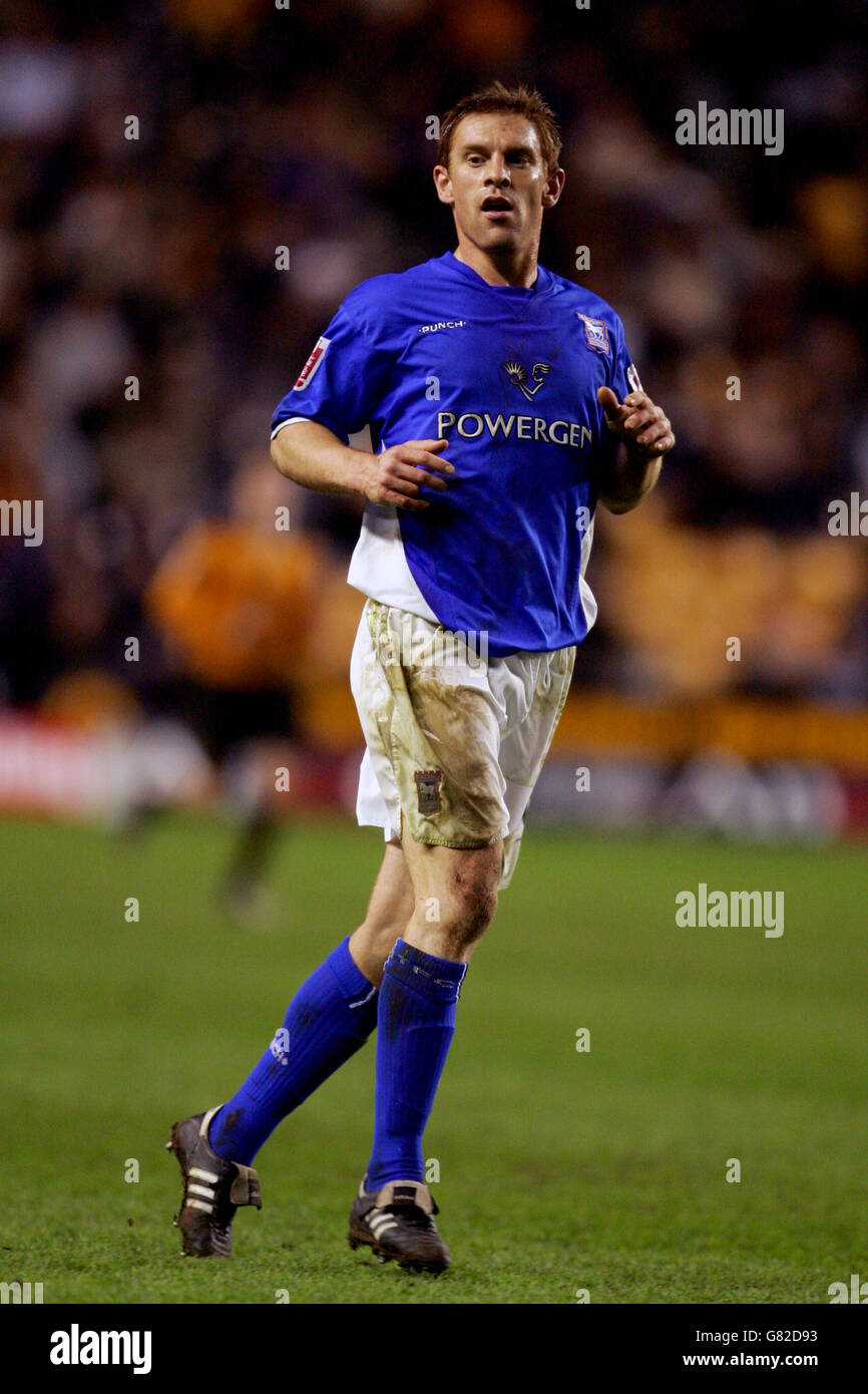 Football - Championnat de la ligue de football Coca-Cola - Wolverhampton Wanderers / Ipswich Town - Molineux. Richard Naylor, ville d'Ipswich Banque D'Images