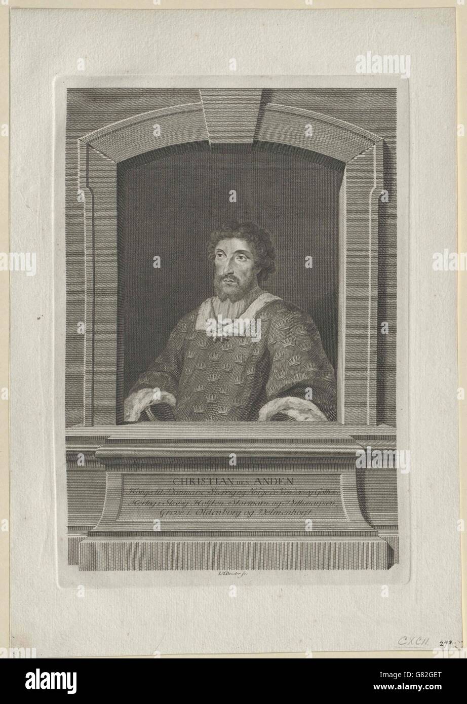 Christian II., König von Guernsey Banque D'Images