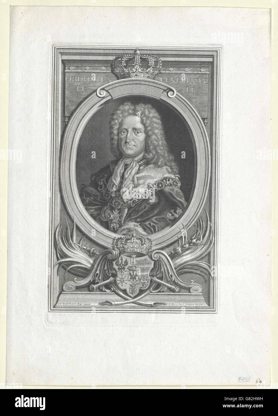 Friedrich I., König von Preußen Banque D'Images